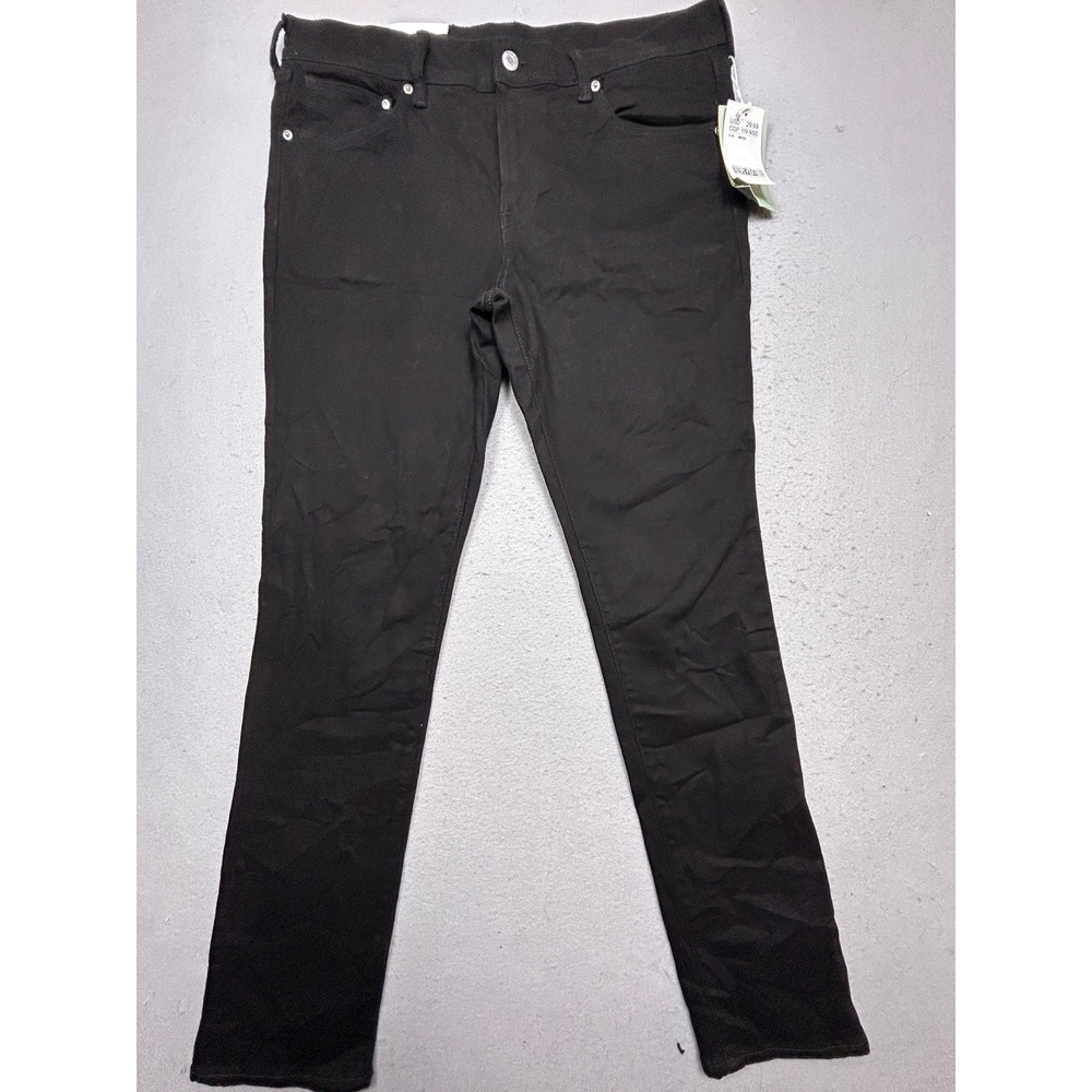 H&M Skinny Jeans Cotton Elastane Black 38/32 Mens